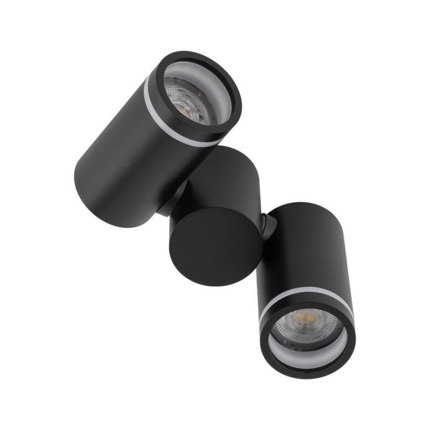 Foco JET SET 2xGU10/10W/230V negro