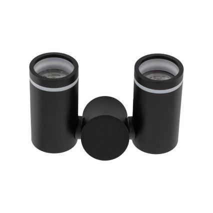 Foco JET SET 2xGU10/10W/230V negro