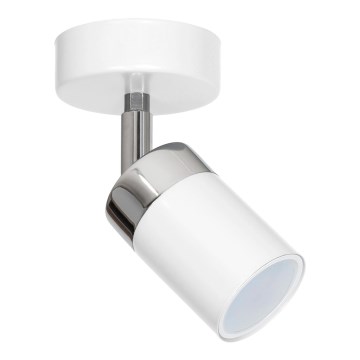 Foco JOKER 1xGU10/25W/230V blanco/cromo brillante