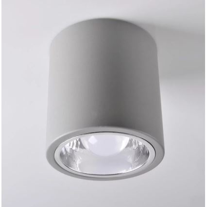 Foco JUPITER 1xE27/20W/230V diá. 13 cm gris