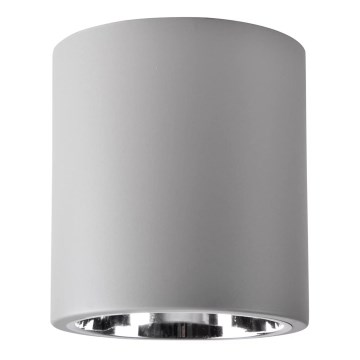 Foco JUPITER 1xE27/20W/230V diá. 16,5 cm gris