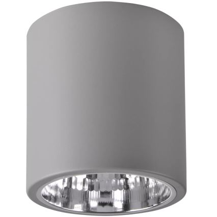 Foco JUPITER 1xE27/20W/230V diá. 16,5 cm gris