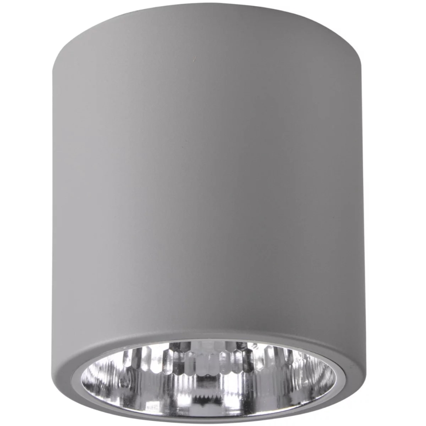Foco JUPITER 1xE27/20W/230V diá. 16,5 cm gris