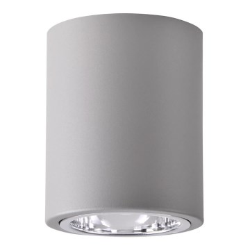 Foco JUPITER 1xE27/20W/230V diá. 9,8 cm gris