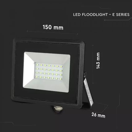 Proyector LED LED/20W/230V IP65 luz verde
