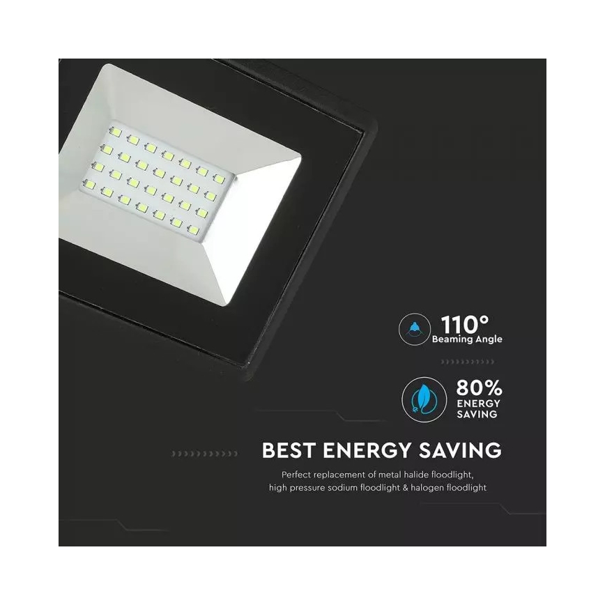 Proyector LED LED/20W/230V IP65 luz verde