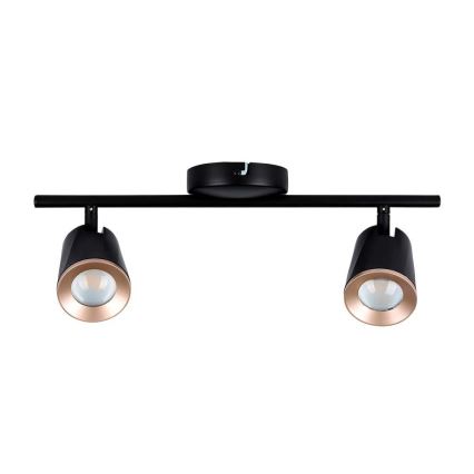 Foco LED 2xLED/5W/230V 3000K negro