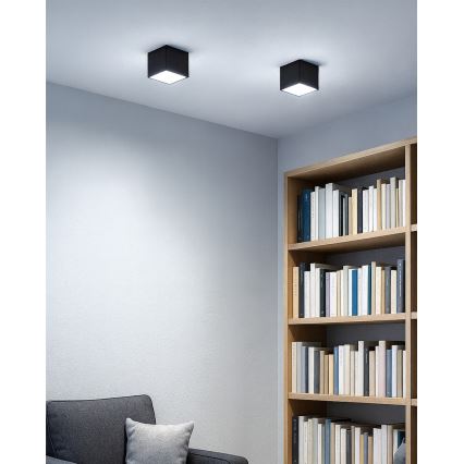 Foco LED/5W/230V 3000/4000/6400K 7,5x7,5 cm negro
