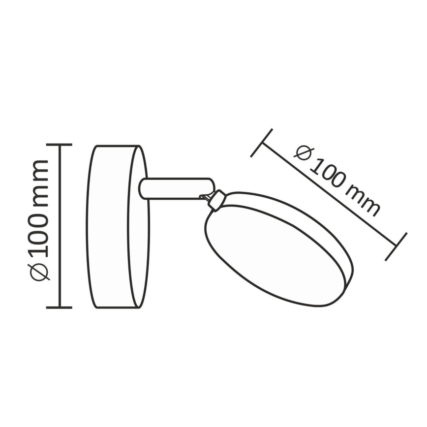 Foco LED de pared CAPRI LED/5W/230V