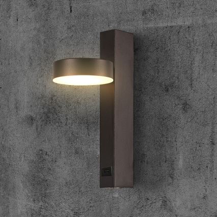 Foco LED de pared con puerto USB LED/8W/230V 3000K
