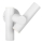 Foco LED de pared para exteriores 2xLED/3W/230V 3000K IP44 blanco