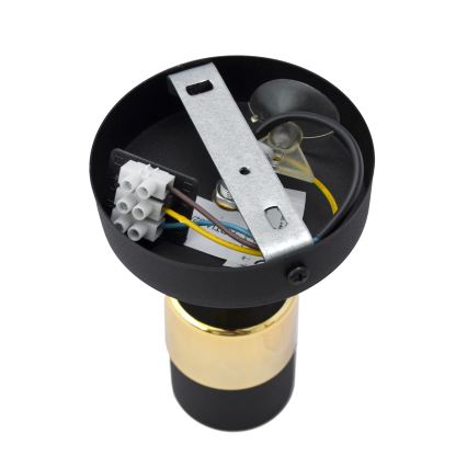 Foco LED de pared TUBSSON 1xGU10/4,8W/230V negro/dorado