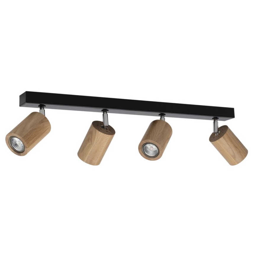 Foco LED de techo MATTI 4xGU10/5W/230V roble