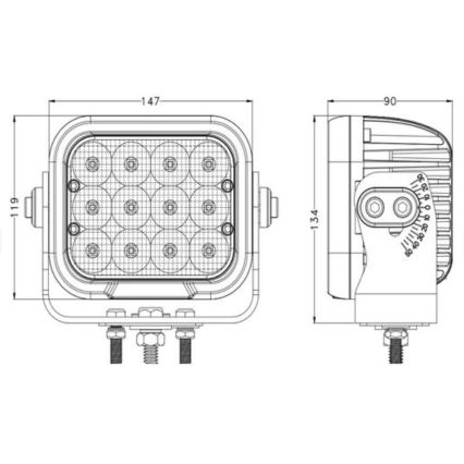 Foco LED para coche OSRAM LED/120W/10-30V IP68 5700K