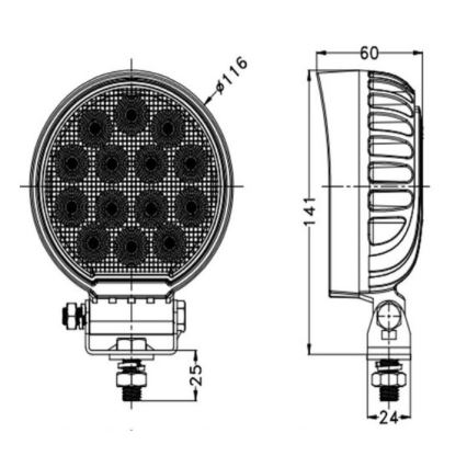 Foco LED para coche OSRAM LED/56W/10-30V IP68 5700K