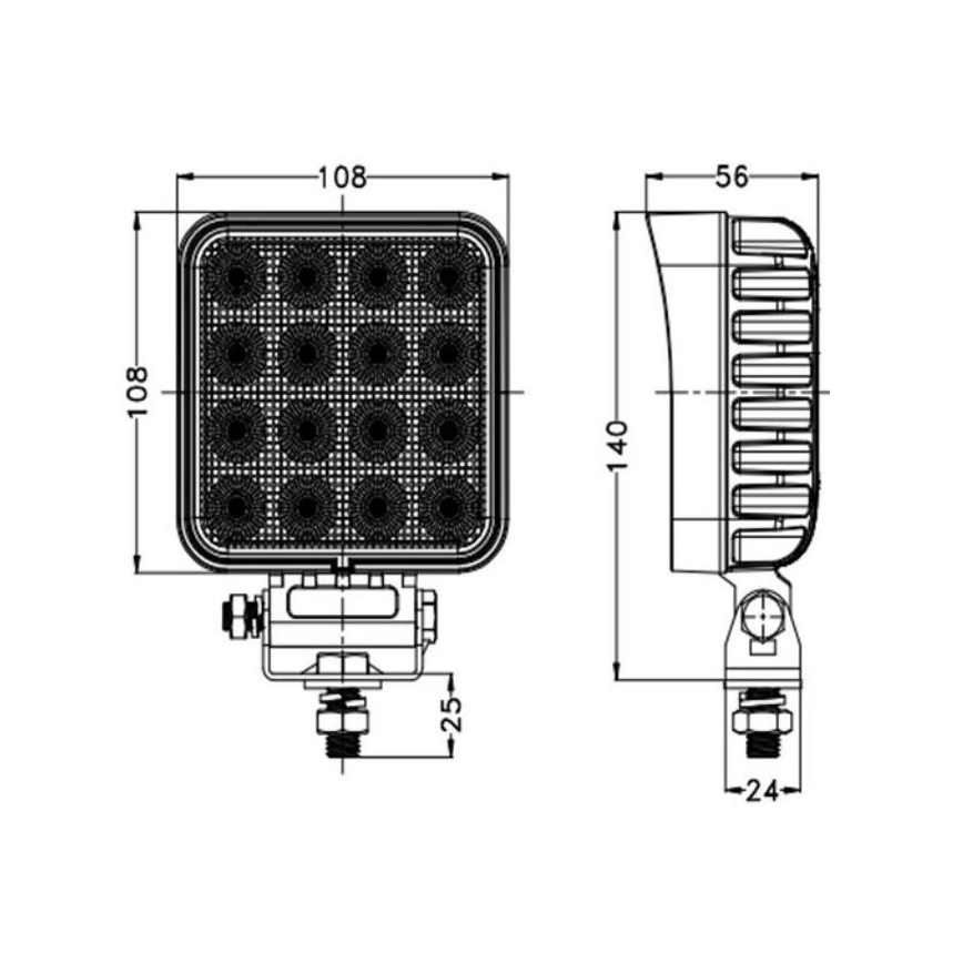 Foco LED para coche OSRAM LED/64W/10-30V IP68 5700K