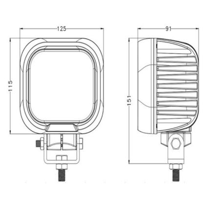 Foco LED para coche OSRAM LED/90W/10-30V IP68 5700K