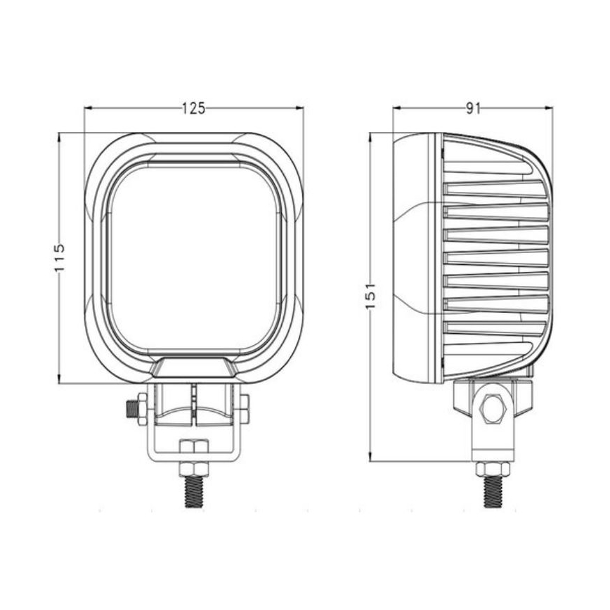 Foco LED para coche OSRAM LED/90W/10-30V IP68 5700K