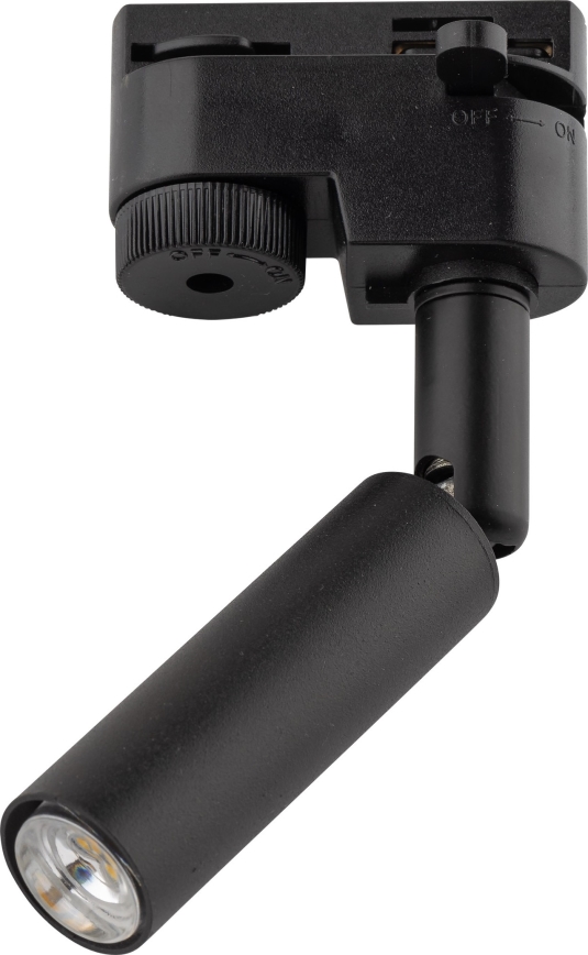 Foco LED para sistema de raíles monofásico LAGOS 1xG9/3W/230V negro