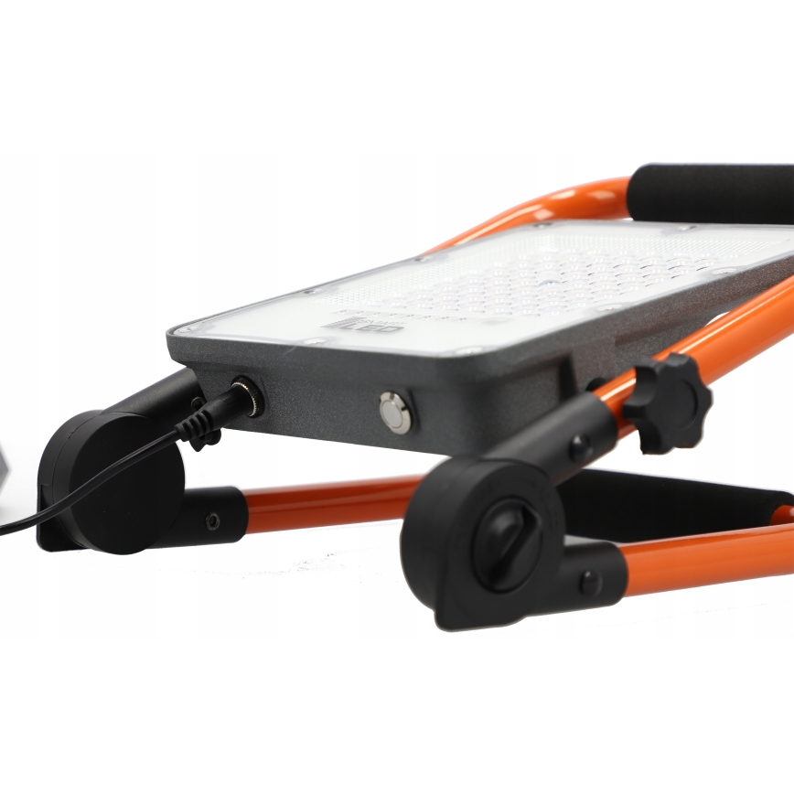 Foco LED recargable con trípode, 50 W / 3,2 V / 4500 K / 10000 mAh / IP65, naranja