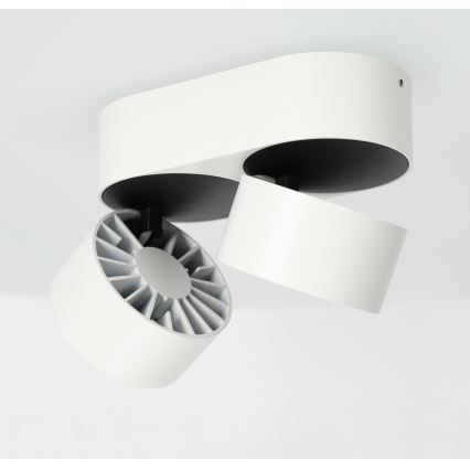 Foco empotrable LED regulable LAHTI MINI 2xLED/9W/230V 3000K CRI 90 blanco