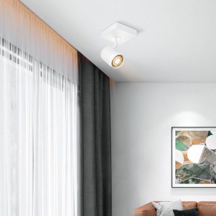Foco LED regulable MANU 1xGU10/5,8W/230V blanco