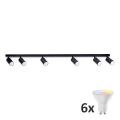 Foco LED RGBW regulable ANGIE 6xGU10/6,5W/230V 2700-6500K