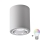 Foco LED RGBW regulable JUPITER 1xE27/6,5W/230V 2700-6500K Wi-Fi diámetro 9,8 cm gris