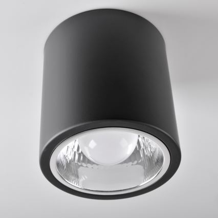 Foco empotrable LED RGBW regulable JUPITER 1xE27/6,5W/230V 2700-6500K Wi-Fi Ø 13 cm negro