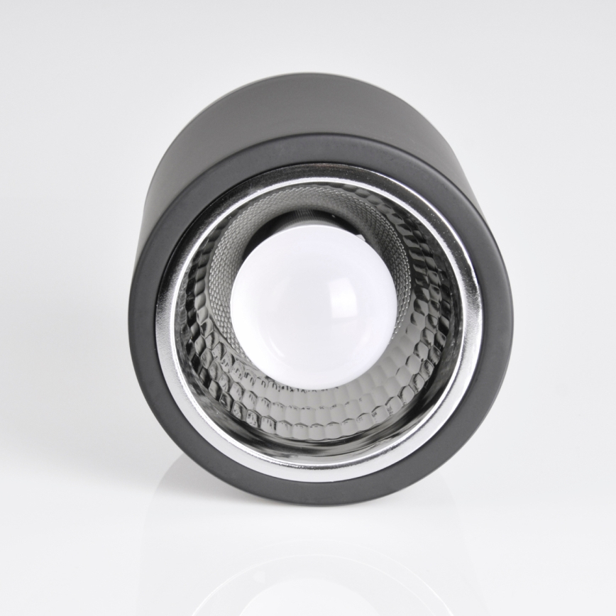 Foco empotrable LED RGBW regulable JUPITER 1xE27/6,5W/230V 2700-6500K Wi-Fi Ø 13 cm negro