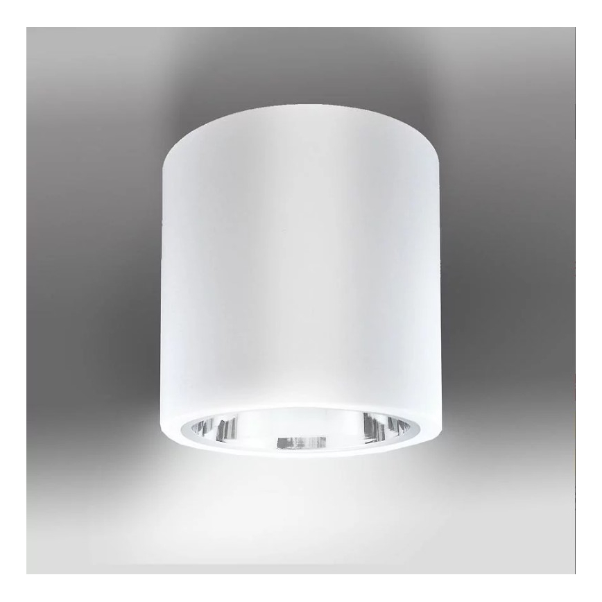 Foco empotrable LED RGBW regulable JUPITER 1xE27/6,5W/230V 2700-6500K Wi-Fi diámetro 9,8 cm blanco