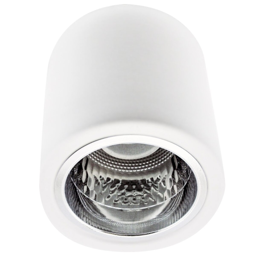 Foco empotrable LED RGBW regulable JUPITER 1xE27/6,5W/230V 2700-6500K Wi-Fi diámetro 9,8 cm blanco