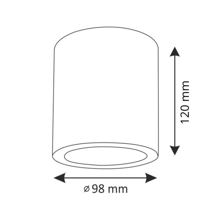 Foco LED RGBW regulable JUPITER 1xE27/6,5W/230V 2700-6500K Wi-Fi diámetro 9,8 cm negro