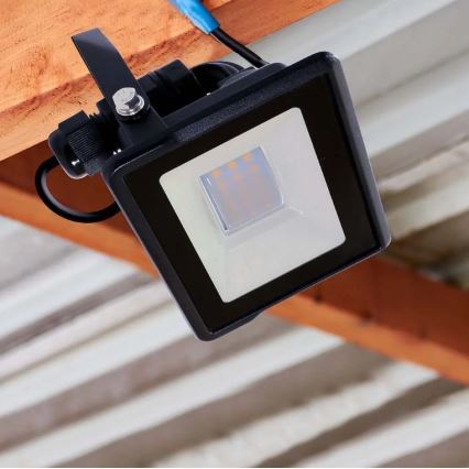 Foco LED con conexión directa CHIP SAMSUNG LED/10W/230V IP65 6500K negro