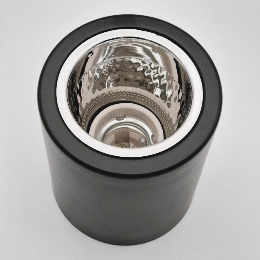 Lámpara empotrable LED TACO 1xE27/15W/230V negra