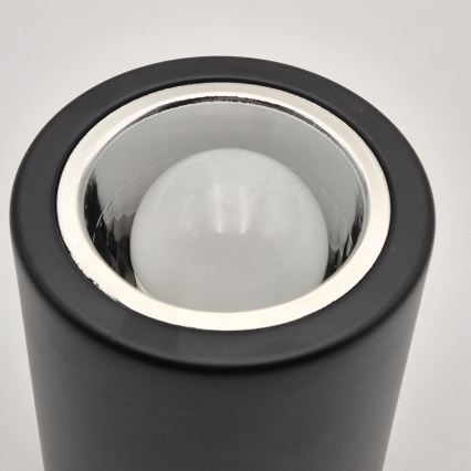 Lámpara empotrable LED TACO 1xE27/15W/230V negra
