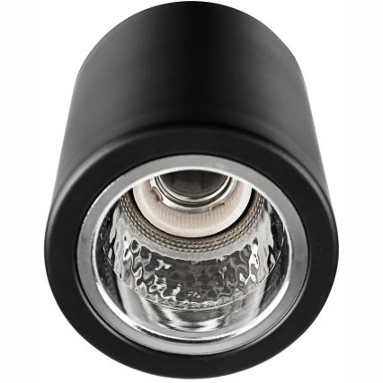 Lámpara empotrable LED TACO 1xE27/15W/230V negra