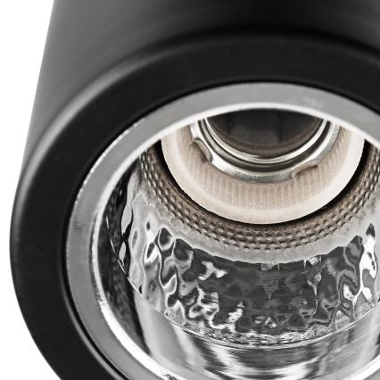 Lámpara empotrable LED TACO 1xE27/15W/230V negra
