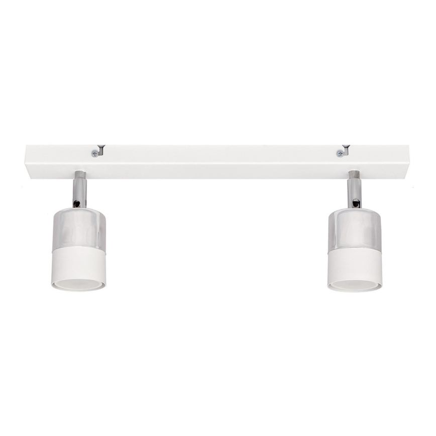 Foco LED TUBSSON 2xGU10/4,8W/230V blanco/cromo brillante