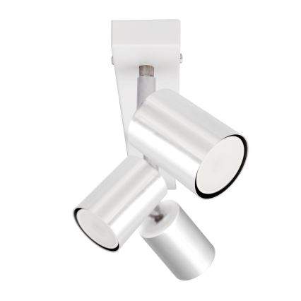Foco LED TUNE 3xGU10/4,8W/230V cromo mate/blanco