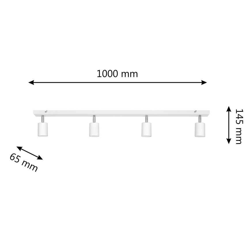 Foco LED TUNE 4xGU10/4,8W/230V blanco