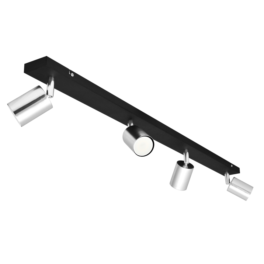 Foco LED TUNE 4xGU10/4,8W/230V cromo mate/negro