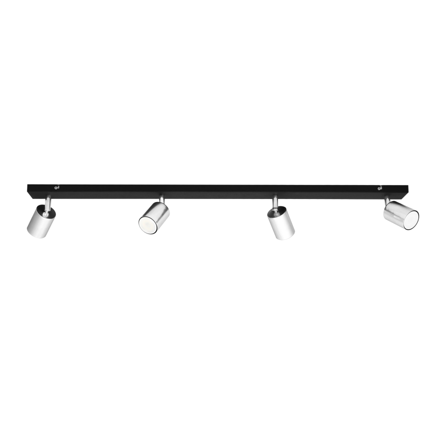 Foco LED TUNE 4xGU10/4,8W/230V cromo mate/negro