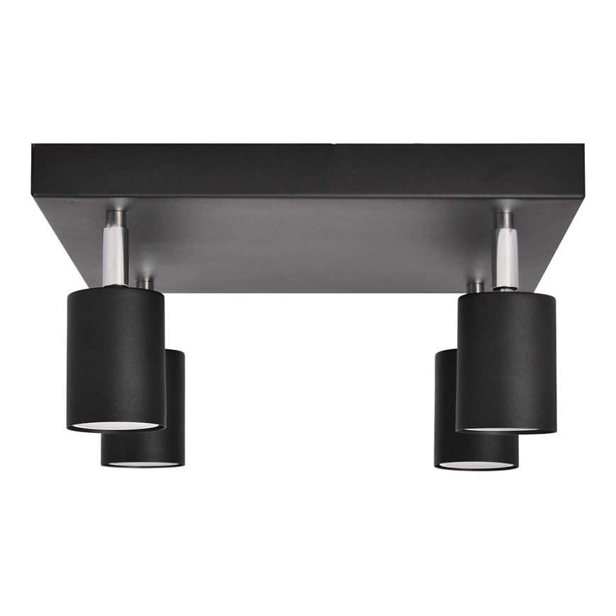 Foco LED TUNE 4xGU10/4,8W/230V negro