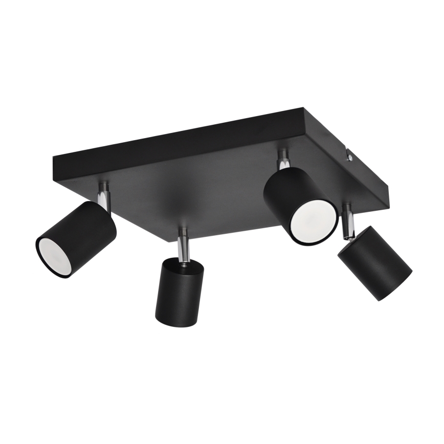 Foco LED TUNE 4xGU10/4,8W/230V negro