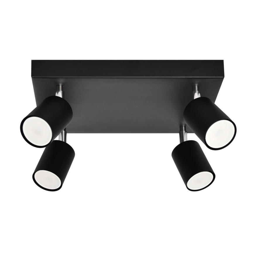Foco LED TUNE 4xGU10/4,8W/230V negro