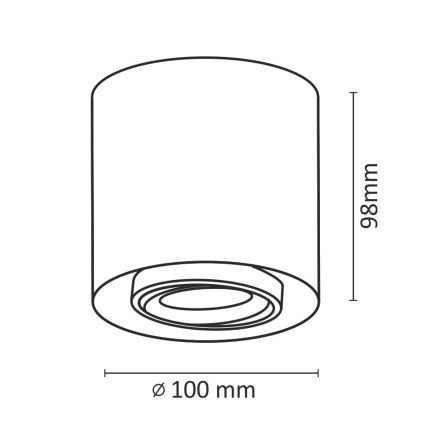 Foco LED XENO LED/15W/230V blanco 1200lm