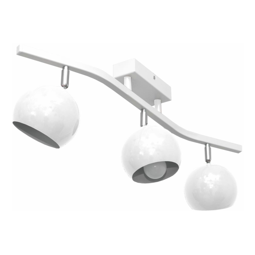 Foco MORRIS 3xE27/15W/230V blanco