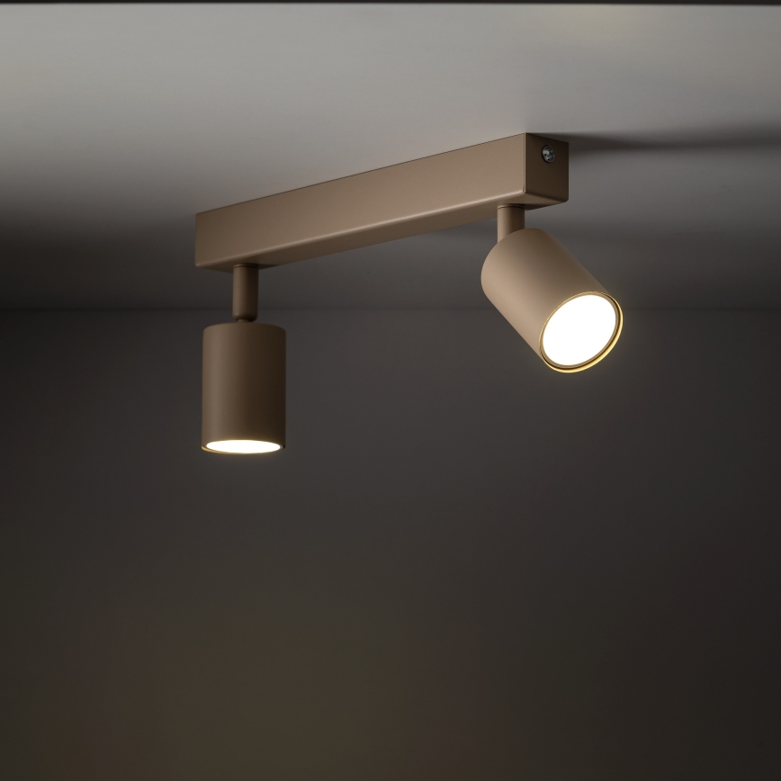 Foco NEX 2xGU10/10W/230V beige