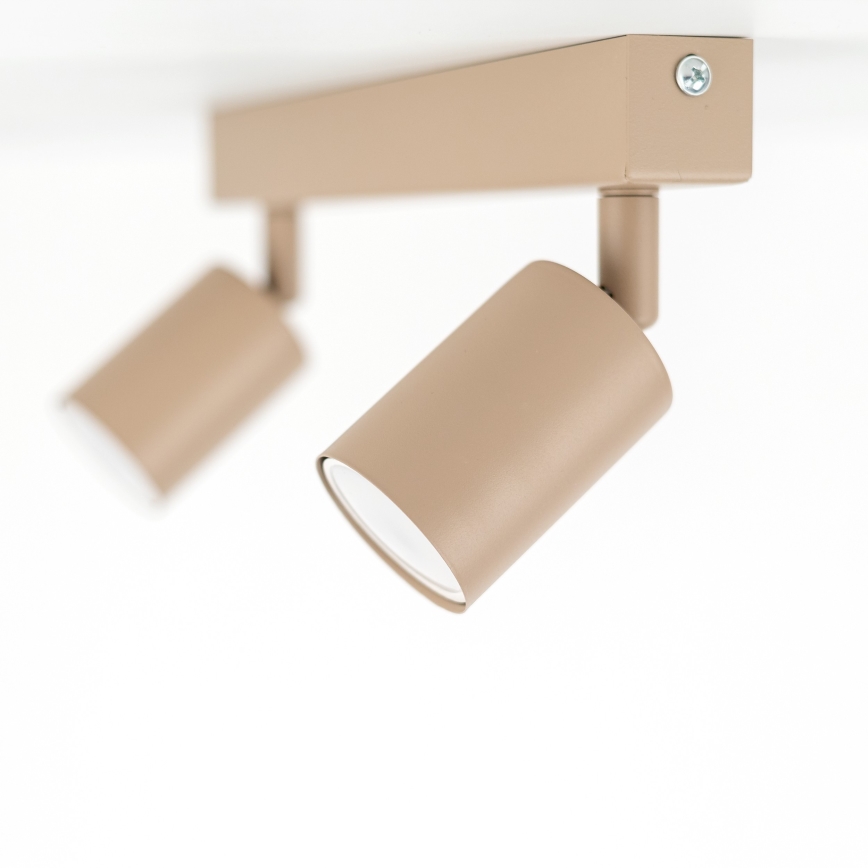 Foco NEX 2xGU10/10W/230V beige